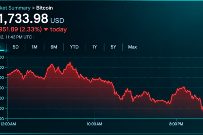 Bitcoin Price Falls Below $82K as $406M in Longs Get Liquidated