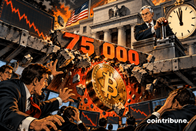 Bitcoin Slides Below $75,000 As Rate Fears Return