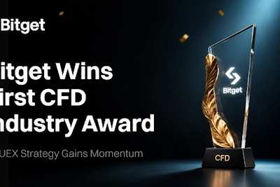 Bitget Wins First CFD Industry Award as UEX Strategy Gains Momentum