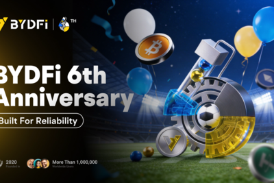 BYDFi Marks 6th Anniversary with Month-Long Celebration, Built for Reliability