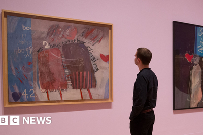 David Hockney depicted a 'peaceful, gay paradise' when homosexuality was a crime