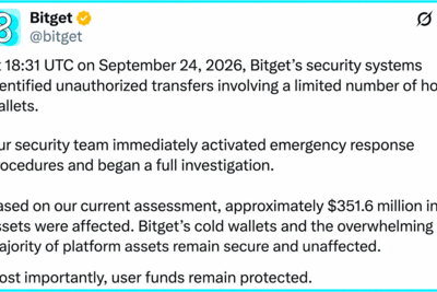 Everything We Know About Bitget’s Massive $351M Hack