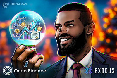 Exodus launches tokenized stock marketplace with Ondo, adds 200-plus onchain equities