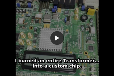 GateGPT: 56k tokens per second Transformer (KV cache) on FPGA at 80 MHz