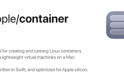 macOS Container Machines