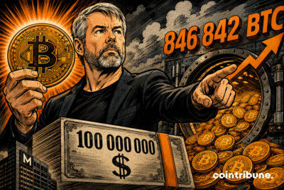 Saylor Buys 100 Million Dollars of Bitcoin and Increases Its Reserves to 846,842 BTC