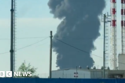 Scores of Ukrainian drones target St Petersburg in attack Russia calls 'unprecedented'