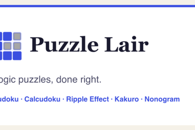 Show HN: Got sick of ads, so I made my own logic puzzle site