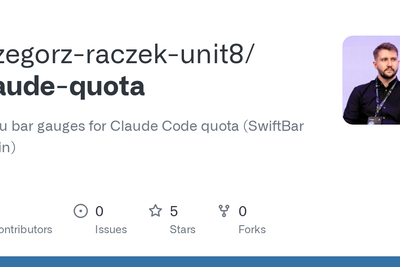 Show HN: macOS menu bar gauges for your Claude Code quota