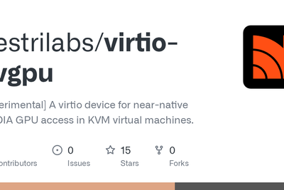 Virtio-nvgpu: Near-native Nvidia GPU access inside a KVM guest