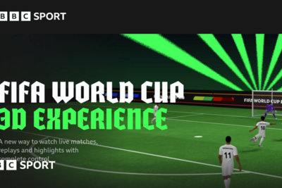 What is BBC's 3D Live Match Experience and how does it work?