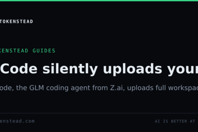 ZCode, the GLM coding agent, silently uploads your Git history
